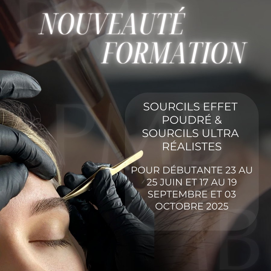 Formation sourcils effets poudrés et sourcils ultra réalistes - 23 au 25 Juin et 17 au 19 Septembre - 03 Octobre 2025 - Chez Permavie à Blainville - Prix total 4786.00 + taxes en promotion( -2000$ de dépôt non remboursable)